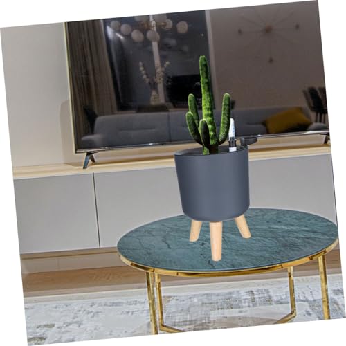 Pot de fleurs auto-arrosant moderne avec indicateur de niveau d'eau précis - 7