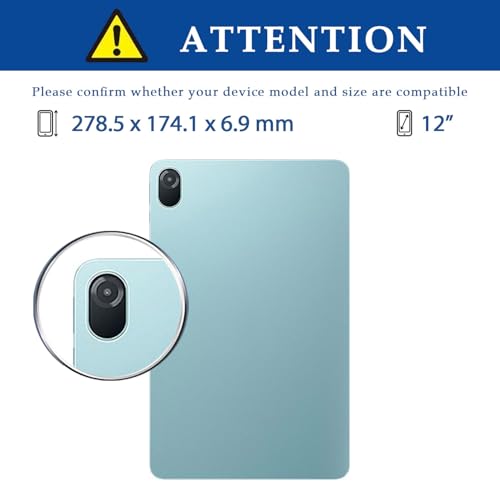 Étui en cuir Honor Tablet 8 12.0 anti-choc silicone gris
