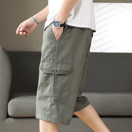 Pantalons recadrés multi-poches pour vêtements de travail