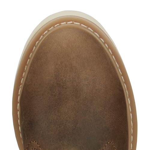 Justin Boot Company Men`s Maxwell Peanut Tan 6In Steel Toe Work Boot3