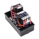 Magnetischer Elektromotorstarter, einphasig 3Kw 4Hp, dreiphasig 5,5Kw 7,5Hp Magnetischer Motorstarter mit wasserdichtem Stecker, Überlastfunktion, magnetische Schalterbox