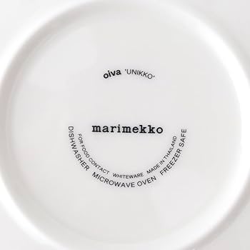 marimekko ウニッコプレート　ホワイト　① Amazon.co.jp: マリメッコ ウニッコ プレート 13.5cm ライト
