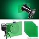 Andoer 9 Stück 30 * 20cm Farbfolien Gel Farbfilter, Transparente Farbige Farbfilm Folie für Studiofotografie Strobe Blitz LED Licht Scheinwerfer (Grün)