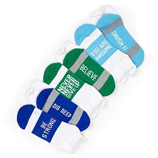 Gone For a Run Inspirational Athletic Running Socks - One Size Fits Most - Set of 3 Pairs - Multicolored (Good Karma)