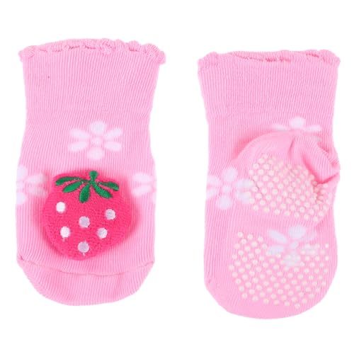 Cotton Slip Floor Socks for Boys Months Warm Autumn Winter Non Skid Socks with Silicone Grip Soft Breathable Cotton for Indoor Outdoor Use