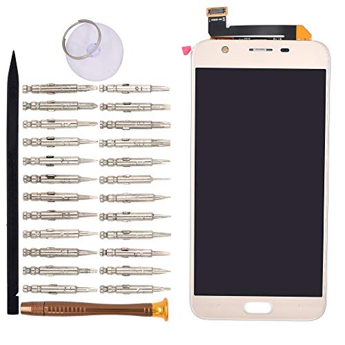 Image of LCD Screen Display with Digitizer Touch Panel Without Bezel Frame for Samsung Galaxy J7 Refine J737P SM-J737P(Golden)