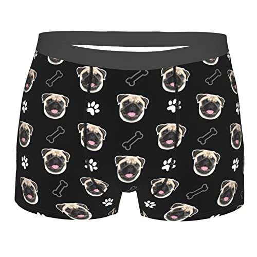 Custom Personalized Family Photo Your Unique Memorable Men's Boxer Briefs Underwear Shorts