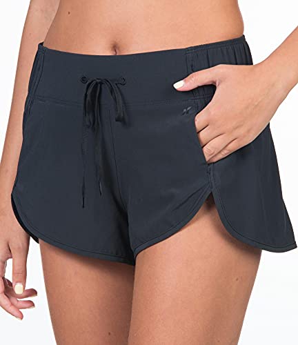Hurley Women's Standard Aquas Solid 2.5" Boardshort, Black, Xl (Us 14-16) #TOP4