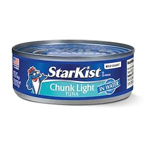 StarKist Chunk Light Tuna in Water, 5 oz Can, Pack of 8