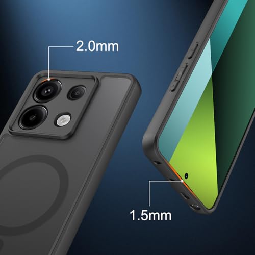 Image of For OPPO Find X8 Case, Translucent Design, Shockproof, Scratch Resistant Back, Magnetic Compatible, MagSafe Matte, US Military MIL Certified, Hybrid TPU Bumper, PC Micro Dot, No Yellowing and
