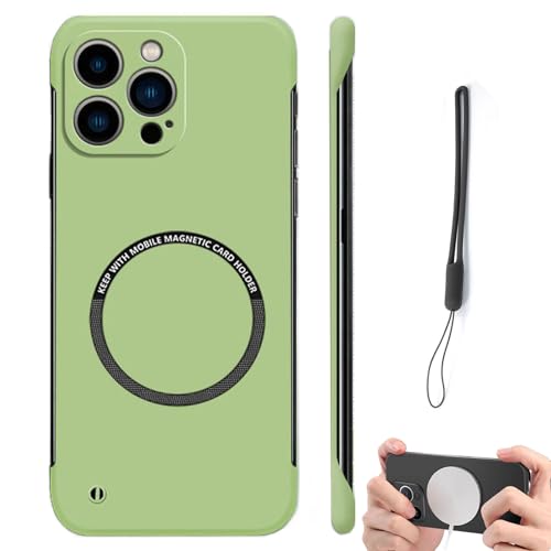 JUNENTER �����^�n�[�h PC ���C�t���[�����X�d�b�P�[�X iPhone 16 15 14 13 12 11 Pro Max Plus �p (�O���[�p�[�v���AiPhone14pro max �p)