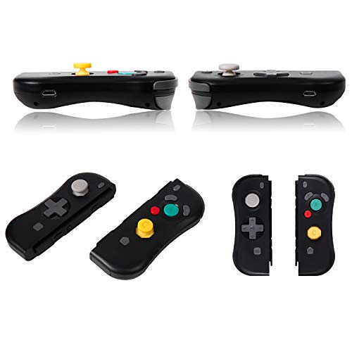 Wireless Joy-Con for Nintendo Switch, SADES C800 Joy Con (L-R) Wireless Controller Compatible with Nintendo Switch Console Switch Remote Controller Gamepad - Black