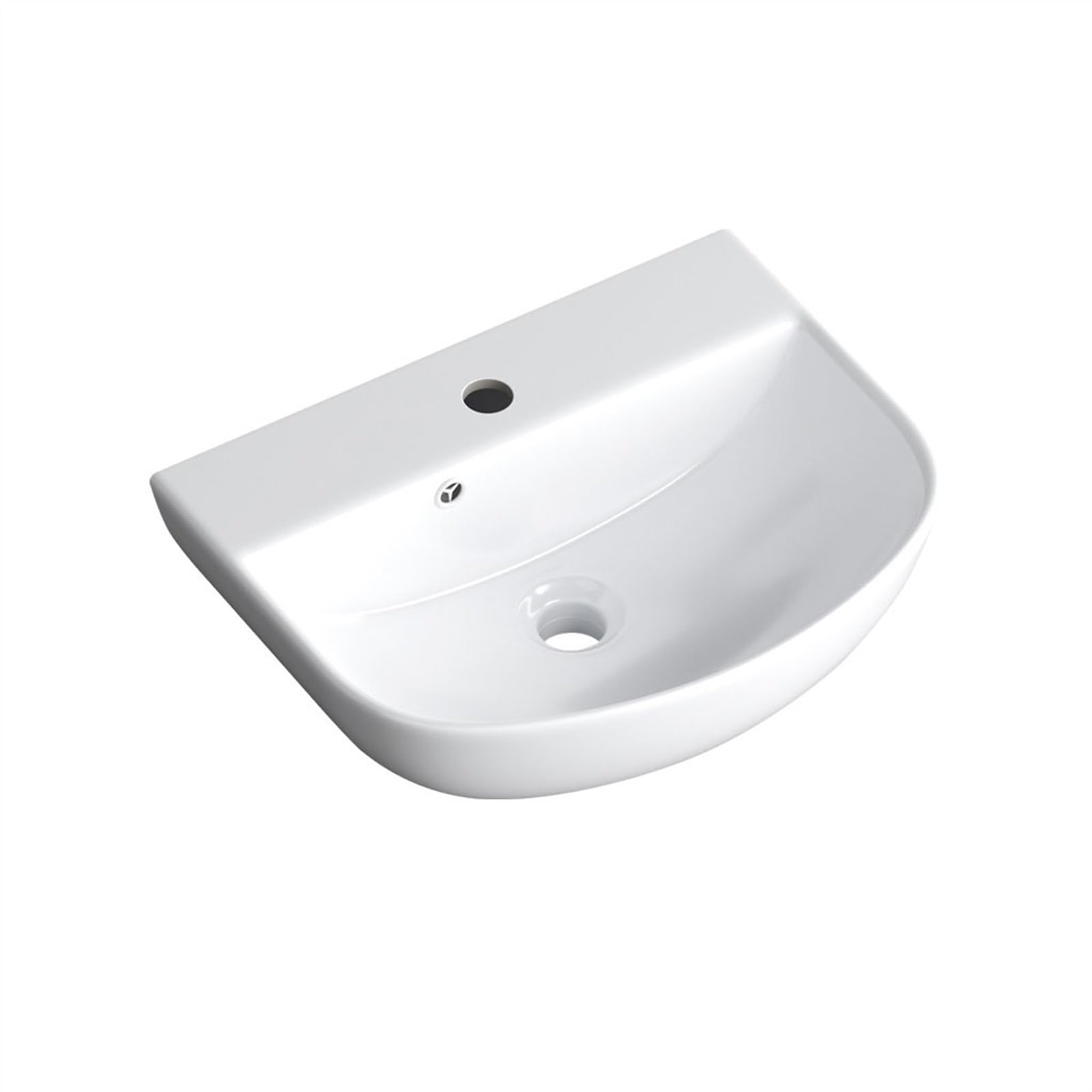 Sjdopulse Countertop Washbasin Floor Mounted Wash Basin Balcony Mini Washbasin Wall Mounted Small Washbasin Bathroom Sink Small Size Wash Basin With Accessories Bathroom Sink Small Ceramic Basin