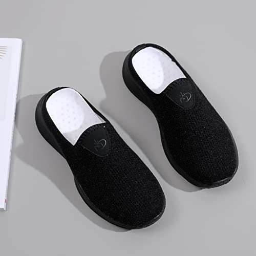 Baskets de marche légères et respirantes avec design dos nu pratique