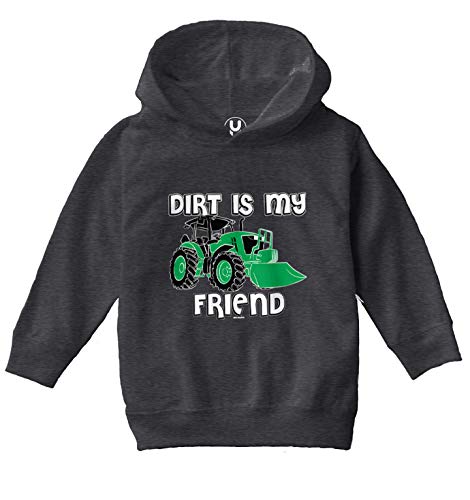 Haase Unlimited Dirt is My Friend - Tractor Dirty Toddler/Youth Fleece Hoodie2