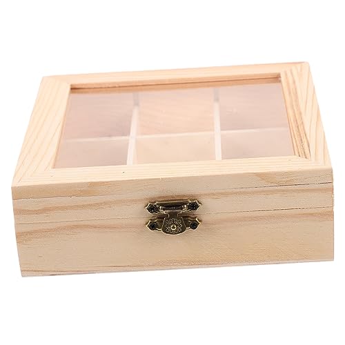 Alipis Scatola Portabustine Per Tè e Caffè Elegante Organizer Compatto Per Cucina e Ristoranti Design Nove Scomparti Accessorio Pratico Per Casa e Hotel