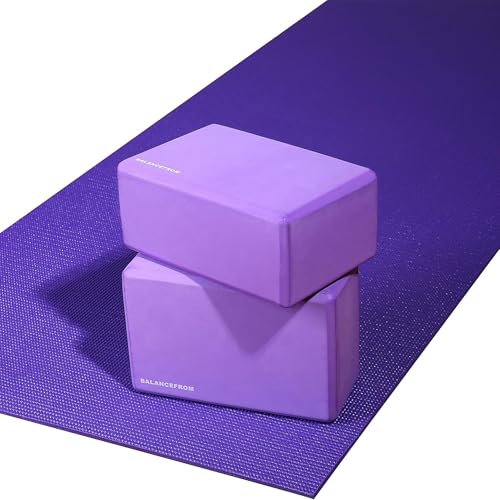 Image of Fitvids All Purpose 1 /4-Inch High Density Anti-Tear Exercise Yoga Mat with Carrying Strap, Multiple Colors