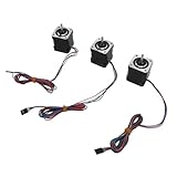 [Connectivité facile] Équipé de 4 fils et d'un câble de 1 mètre, ce moteur pas à pas dispose d'un connecteur femelle à 4 broches (pas de 2,54 mm) pour des connexions sécurisées et sans tracas.