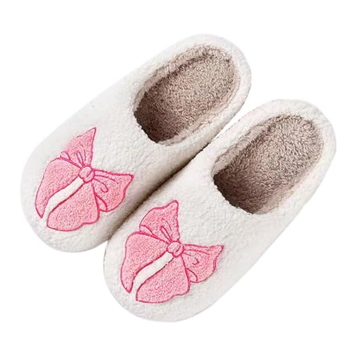 Image of Slippers for Women Men Fuzzy Memory Foam Slipper Fluffy Winter Soft Warm Slip On House Shoes