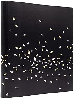 Pukka Pad, Rochelle & Jess A4 Preloaded Rollbound Ringbinder  Comes Preloaded with 5-Part Dividers  Standard D-Ring Mechanism  Black