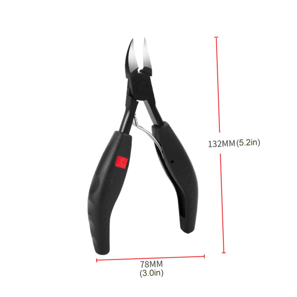 IWOWHERO Professional Cuticle Tools Kit Heavy Duty Toenail Clippers Nail Scissors Nippers Foot Care Tools Stainless Steel