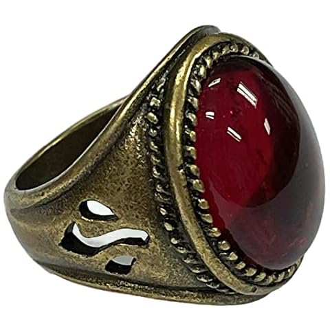 costumebase THE SHADOW RING STAINLESS STEEL Prop Replica Agent (US Sz 11) Cover