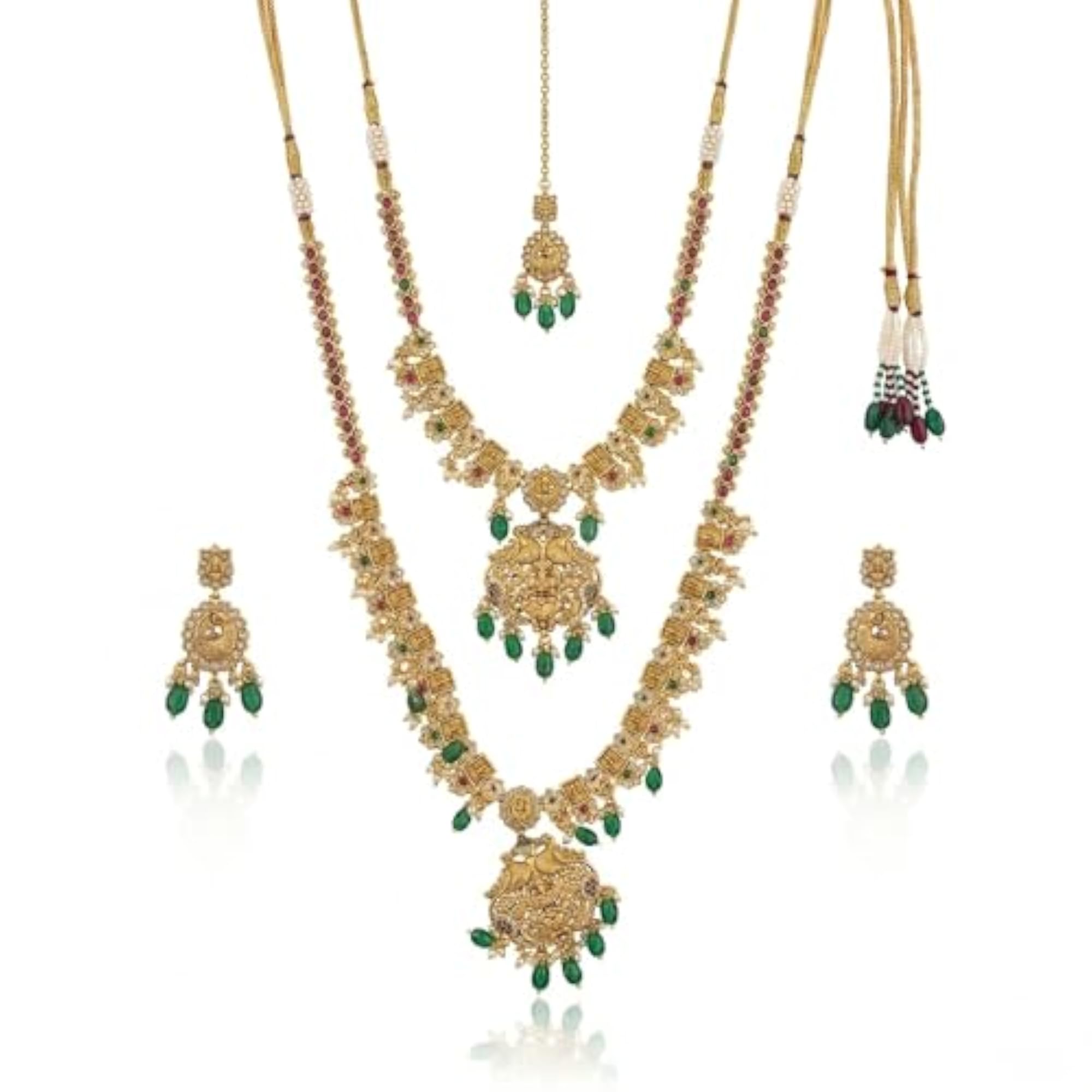 Maharani Temple Grand Statement Jewellery Set