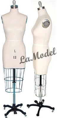 Mannequin Professional Dress Form Collapsible Shoulders Sewing Dress Form size 12