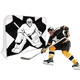 Doubleriver 7-Hole Hockey Shooting Target: 44'x54' Accuracy Trainer Pad for Goalie Practice