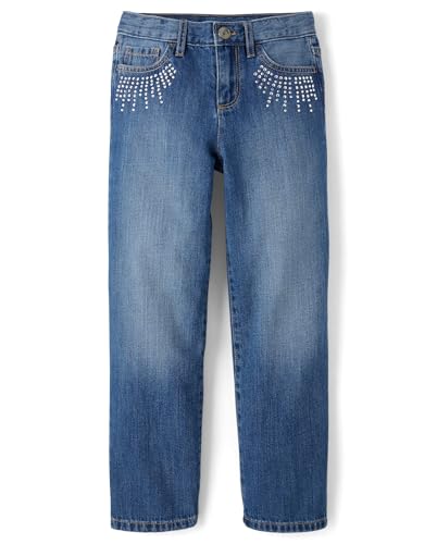 Image of The Children's Place Girls' Wide Leg Jeans
