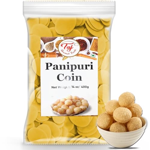 TAJ Pani Puri Coins | Flat Puri | Uncooked |