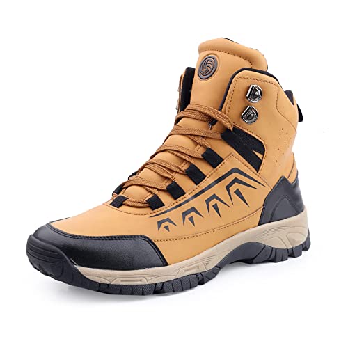 Image of Bacca Bucci Deodar 6 inches Riding Boots for Mountaineering Backpacking Hiking and Trekking