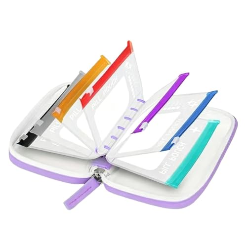 Organizadora de pastillas para mochila y bolso ideal en oficina o gimnasio