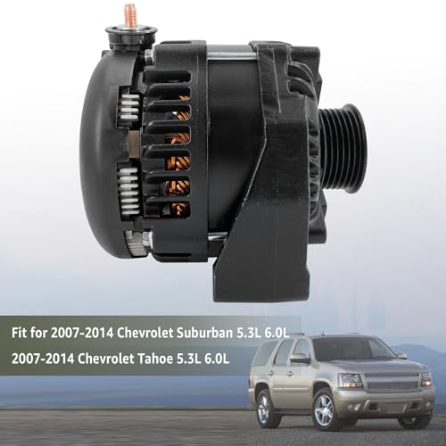 Honhuco 15093928 15857608 15905871 25877026 15093928 Black 14 V High Output Alternator 300 Amp thumb #4