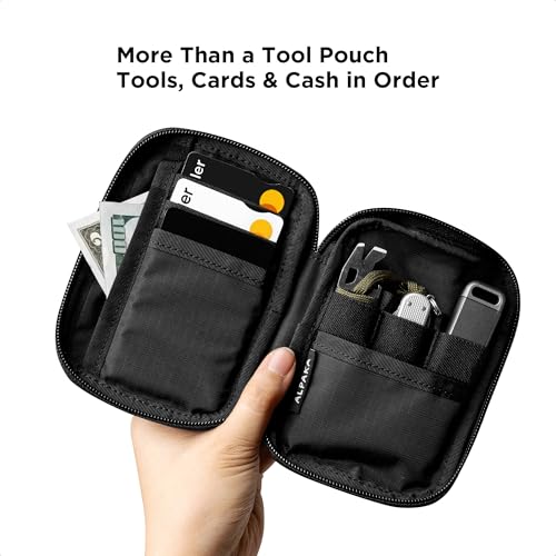 Image of ALPAKA HUB Pouch V2 Tool Pouch Black Axoflux 210D Ripstop Nylon