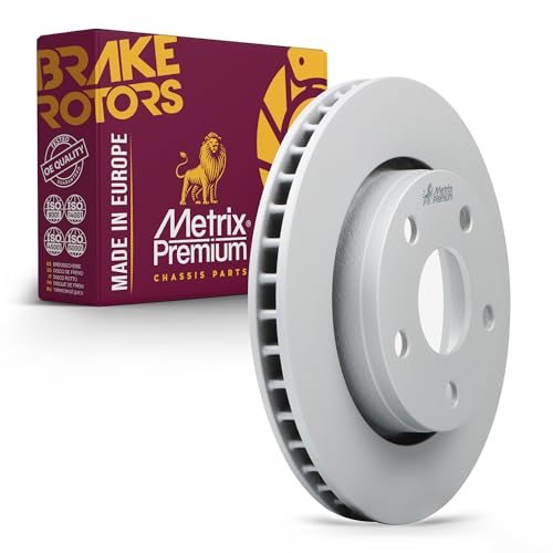 Metrix Premium Chassis Parts 302 mm Coated Brake Rotor Fits Jeep Wrangler