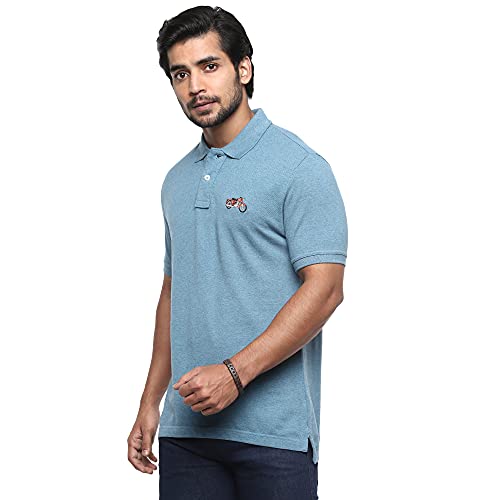 Image of Royal Enfield Colourful Himalayan Crew T-Shirt Blue L