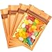 EAONE 200 Pcs Mylar Zip Lock Bags, Aluminum Foil Bags, Double-Sided Metallic Foil/Mylar Ziplock Bags for Food Storage
