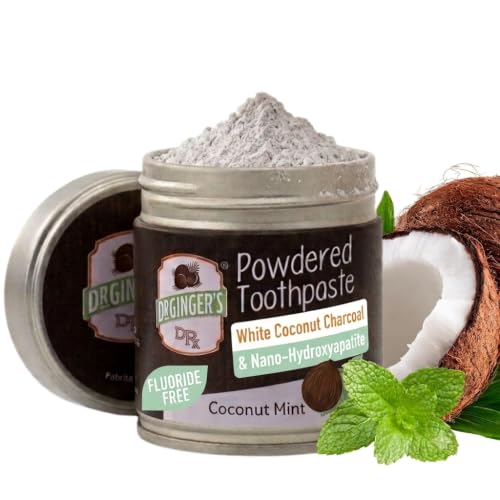 Dr. Ginger’s Nano Hydroxyapatite Whitening Toothpaste Powder, 1.2...