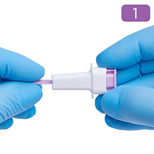 image for ONE-CARE PRO Safety Lancets, Top Push Button Activated, 30G x 1.2mm, 1
