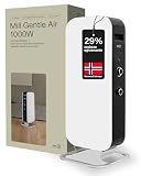 mill AB-H1000DN olja radiator, 400 W, 230 V, vit (Biały, 12-16 m² - MEC)