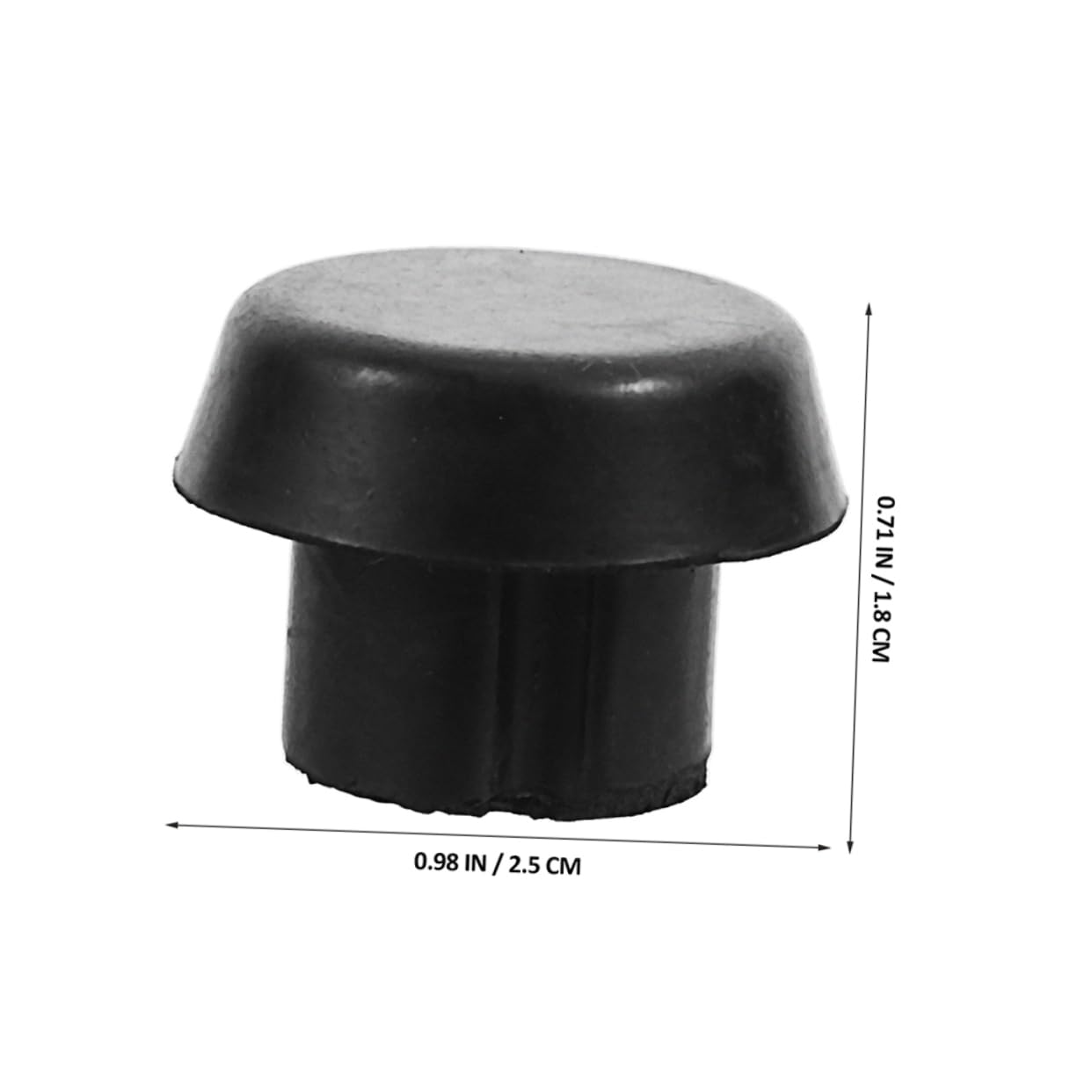 Yardwe Pool Bottom Plugs 20pcs Billiard Accessories Plastic Stopper Tip Tool Tail Protection