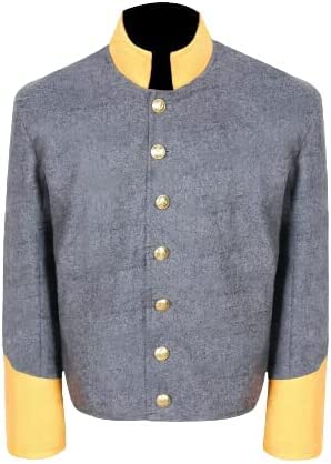 Veste de cavalerie confédérée coupe historique ajustée sans inconfort