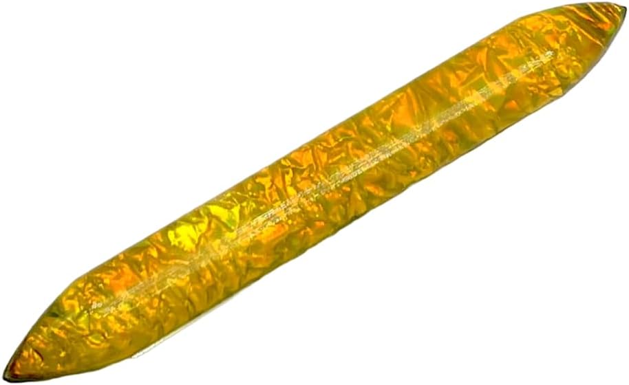 Uni Craft Tribal Septum Stone Piercing, 12g-1/2in, Yellow Opal Glitter Glass
