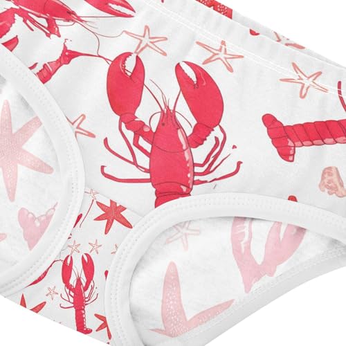Red Lobsters Starfish Toddler Girls's Underwear 2T 202c18494