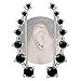 7 Star Ear Cuffs Climber 925 Sterling Silver Earrings Hypoallergenic Crystal for Woman Girls