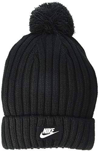 Nike Sportswear Cuffed Beanie Pom, Black, Misc