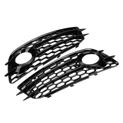 Rejilla de luz antiniebla delantera de panal para modelos A4 B8 S-Lines y S4 2008-2012, 2 piezas
