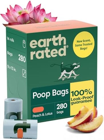 Earth Rated Poop Bags for Dogs, Guaranteed Leak Proof and Extra T...