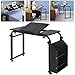 BFDIEEM Overbed Table with Wheels Laptop Desk Cart Table Over The Bed Table Adjustable Height and Length for Hospital and Home use